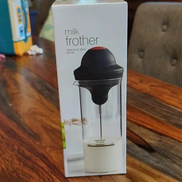 MILK frother heat proof glass 450ml - Picture 2 of 5